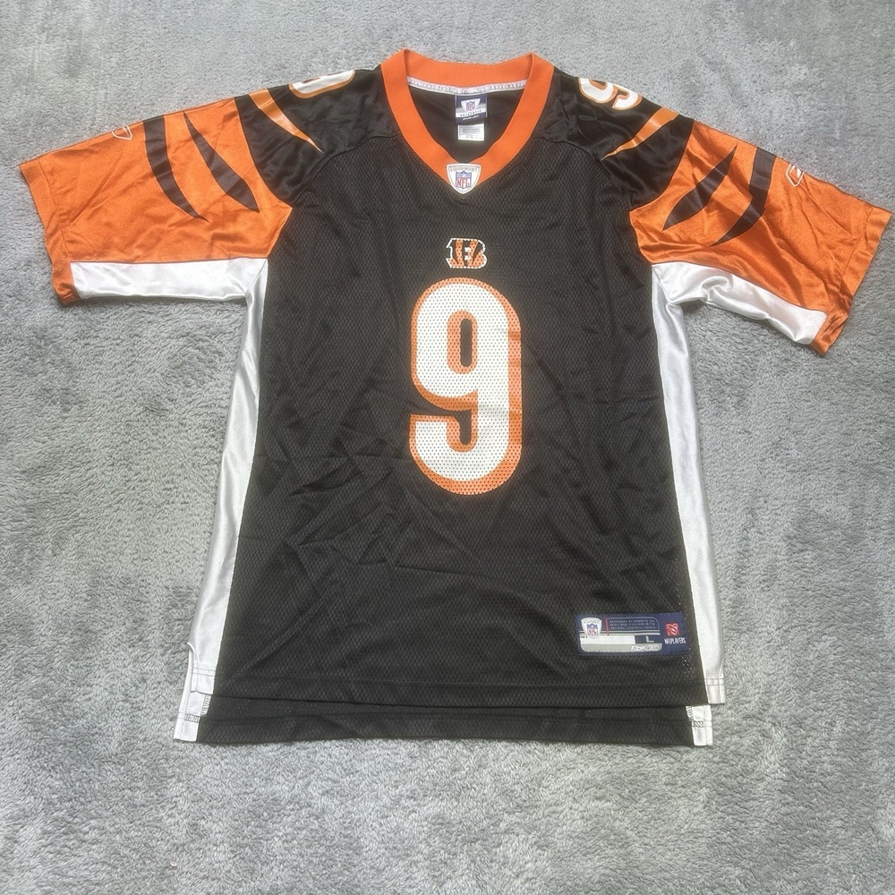 Vintage Cincinnati Bengals Carson Palmer #9 Jersey Mens L Black NFL Football Y2K
